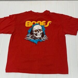 Powell Peralta Bones Graphic Kids Boys T Shirt Large